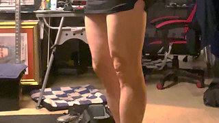 Rich Slut With Beautiful Legs Comes In A Dress And High Heels