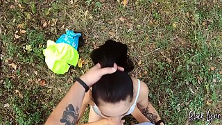 Simon Winternight And Black Lynn - Quickie Forest Fuck - Pov Version