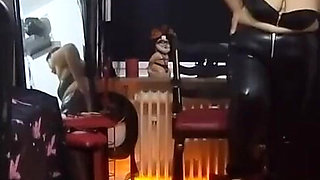 Hot Wax Dripping on Spanked Pussy - Mature Slut Craves More Heat