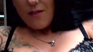 Hot Ebony Babe Deepthroats and Gets Wild DP Action