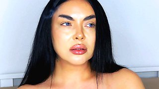 Beautiful Brunette Smoking Fetish Tease - Softcore Seduction