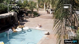 Slutty Nanny Begs Toe Keep Her Job With A Mouthful Of Cock