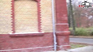 Young German fucked by old ugly man from the street