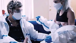 Lola Fae in Future Darkly: Pandemic - Anna & Alex featuring Blonde/Brunette and Tattooed Stepsisters