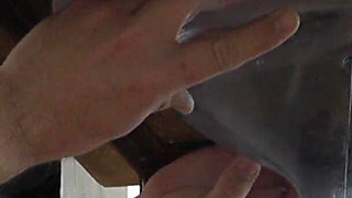 Tatjana Peeing in the Slave's Mouth and Instructing the Subgirl to Do the Same