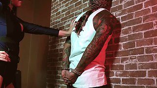 Jade Mercury Fucks Big Cock TS Prisoner