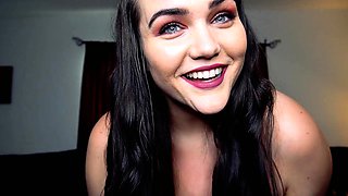 Chubby Brunette Big Boobs Dildo Masturbation