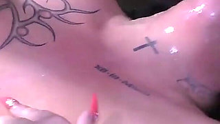 BBW Ashley Cum Covered in Gangbang