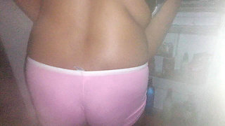 Father in Law's Gigantic Dick Hangs Out Under His Sarom for Step Daughter