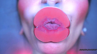 Bright Pink Lipgloss Halloween Kiss Sticky Dream Marks