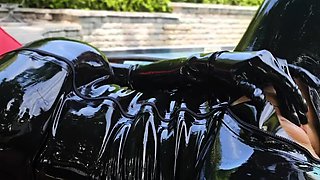 Bianca Beauchamp - Black Latex by the Pool