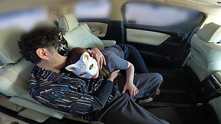 A Married Woman Gets Aroused by Her Husband and Has Car Sex