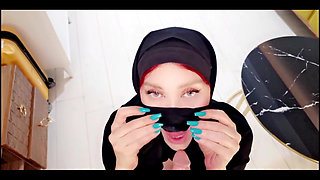 Hijab Sex with Suck Dick Come in Face