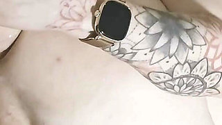 Tatianal Pisses Into Her Guy's Gaping Asshole After Shoving a Huge Dildo Inside Him.