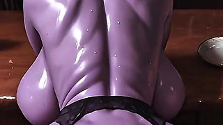 Stepsister with Huge Tits and Bubble Butt Has a Chinese Fantasy - Blindfolded and Begging in a Silk Room