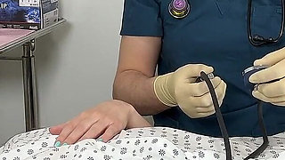 Nurse Bunny Gets a Gyno Exam Multi Angle