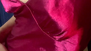 Home video after , caressing her beautiful nipples