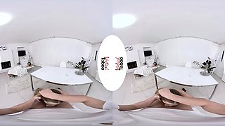 VIRTUAL TABOO - Hot Threesome With Cute Stepsis And Her