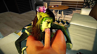 Sexy Dryad Sucks Dick in POV