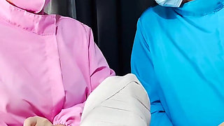 Mummified and Tormented by 2 Cruel Nurses 1/3