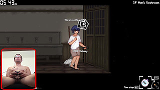 Giant and busty Japanese gives me a titjob and... (Houkago no Onigokko Gameplay6)