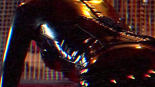 Femdom Gimp Ass Stretched Wide by Dominant Fingers