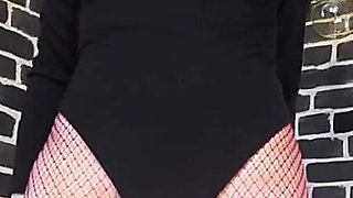 Russian MILF Danced and Masturbate,finishing Brightly in Pantyhose Ginnagg