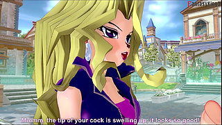Mai Valentine blowjob - Yu Gi Oh