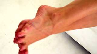 Big Ass Brunette Hungarian Bimbo Sexy Feet Fuck