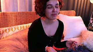 Cute blonde amateur webcam teen masturbating