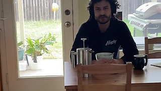 Me Trying to Seduce Him While He's Having Breakfast and Listening to the News