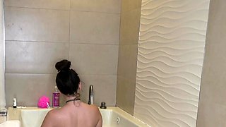Beautiful brunette in sexy solo fingering masturbation 4 wmv
