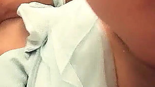 Asian Skinny teen with shaved pussy fucked by step dad