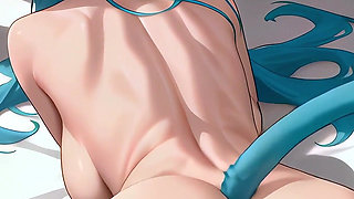 Horny Catgirl Caught & Fucked in Office DP Surprise - Ai Generated