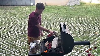 Bella Mur & Kira Stone Outdoor Birthday Orgy - Anal Blowjob & Public Sex Vlog