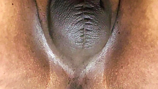 Femboy enjoyed fingering ass and jerkoff