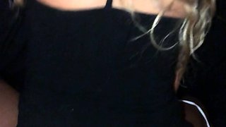Blonde amateur milf does anal on pov camera 32