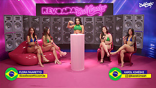 Lesbian Group Sex with 5 Hotties
