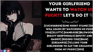 [f4fm] Your Girlfriend Wants To Watch Us Fuck?? Lets Do It (nsfw Audio) - Erotic Audio