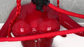 Red Sniff Dildo