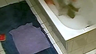 MILF Does Personal Hygiene in the Bathroom