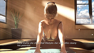 Big Boob Girl Doing Yoga And Her Nipples Slips