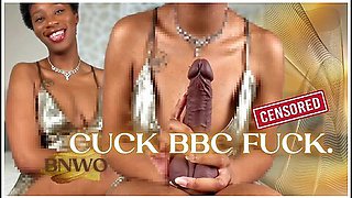 Repulsive Cuck, Bbc Fuck. Bnwo Censored Pixel Version - Ebony Femdom Cuckold