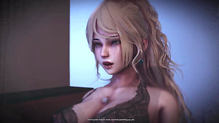 B058 the Reign of the Blonde, Mature Female Teacher the Bespectacled Man Went From a One-time Depravity to a Lifelong Enslavemen