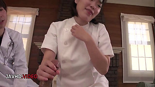 Shaved Pussy Ui Kinari craves intense JAV pleasure stockings Nurse