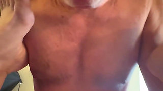 Mature Bonemaiden Pulls Her Skirt up and Masturbates