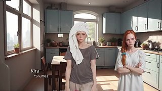 MILF Mila Ai Anal Fuck - Rough 3D Animation & Cuckold Sex