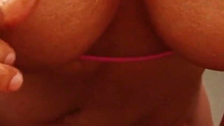 Muscular Milf Jacks off and milks my swollen cock