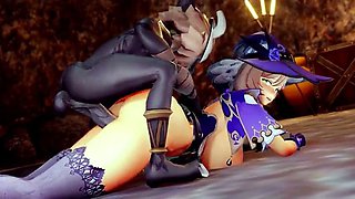 Genshin Impact - Beido Lisa Ningguang Gangbang Sex