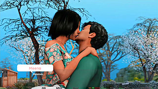 Desi Virgin Meena Eventually Went to Bed with Her Flatmate Arun, but It Hurts